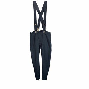 Gander Mountain Black Fleece Suspender Hunting Cold Weather Pants size Large